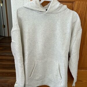 WILD FABLE Oversized Hoodie Sweatshirt Large Light Gray Only Worn Once